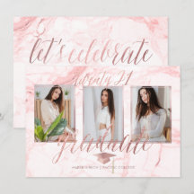 Convites de Formatura PixDezines Mármore Dourado R