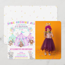 Convites de Foto de Carnaval Editáveis