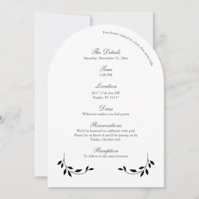 Convites de Foto de Casamento (Frente)