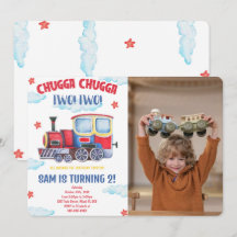 Convites de Foto de Trem