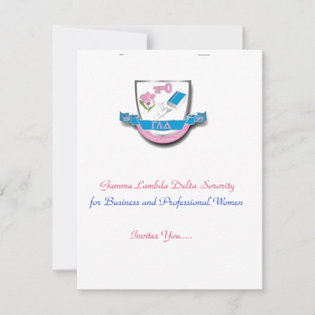 Convites de GLD (Frente)