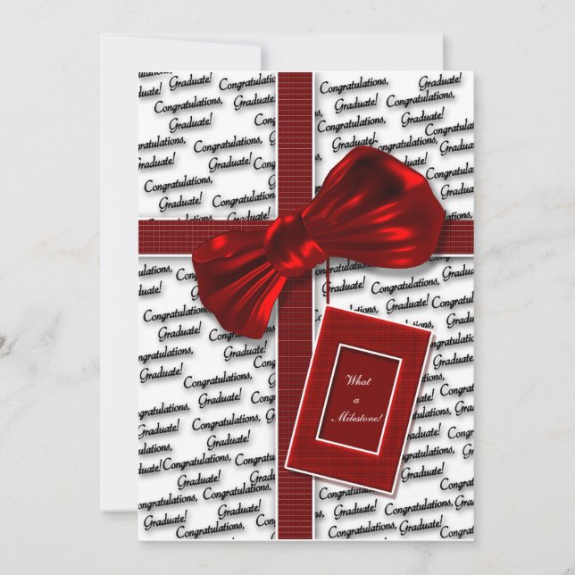 Convites de graduação - formando feminino (Frente)