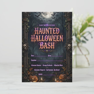 convites de Halloween