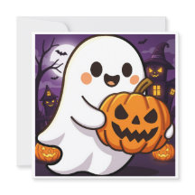 Convites de Halloween BOO