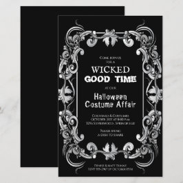 Convites de Halloween de Orçamento de Fronteira de