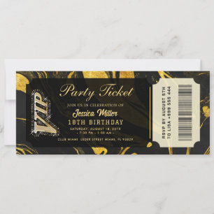 convites de ingresso para festa dourados