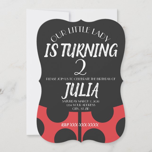 Convites de Joaninha (Frente)