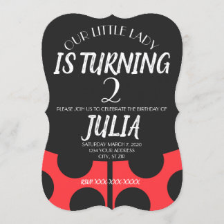 Convites de Joaninha