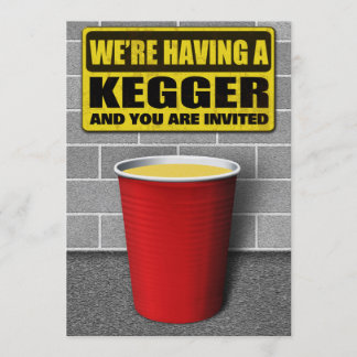 Convites de Kegger