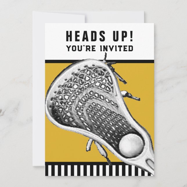 Convites de Lacrosse (Frente)