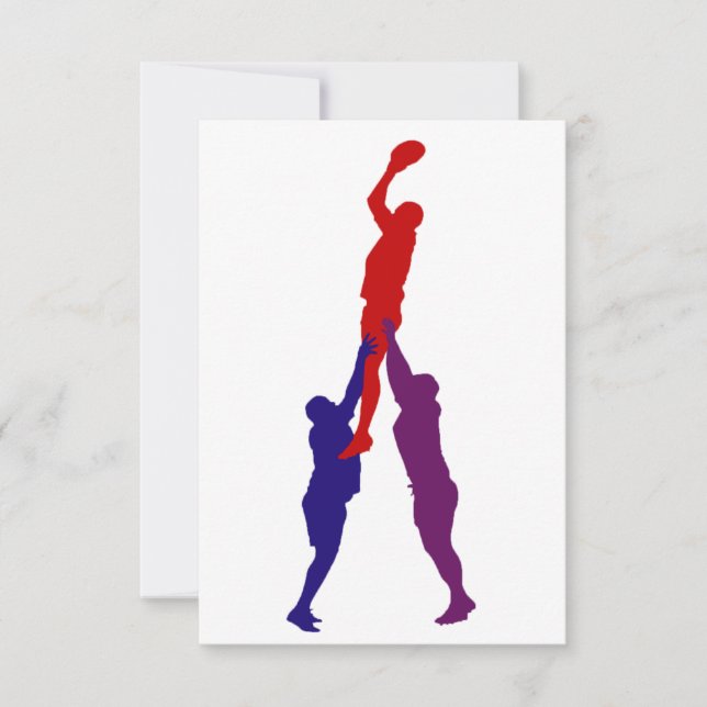 Convites de Linhagens de Rugby (Frente)