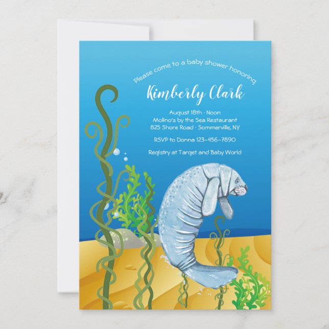 Convites de Manatee (Frente)