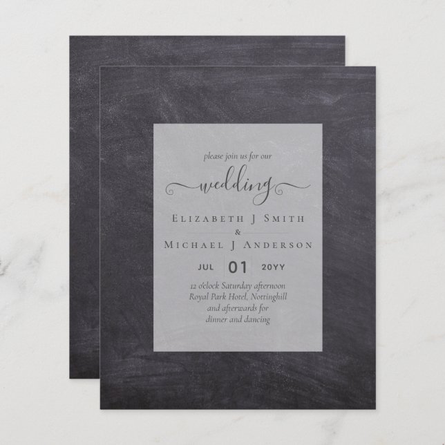 CONVITES DE MORTE ORÇAMENTAL - Script minimalista (Frente/Verso)