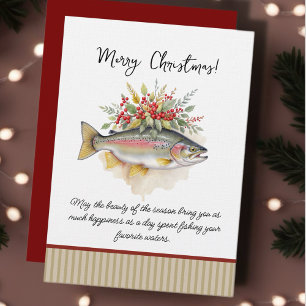 Convites de Natal de Pesca