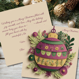 Convites de Natal Festivos e Elegantes