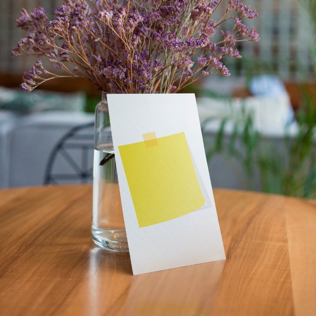 Convites de Nota de Posto Amarelo (Criador carregado)