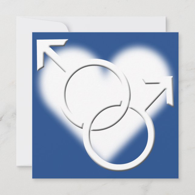 Convites de orgulho gay Casamento com Cartões de A (Frente)