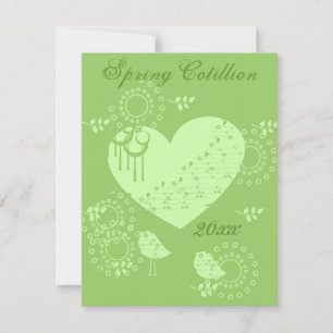 Convites de Primavera Cotillion