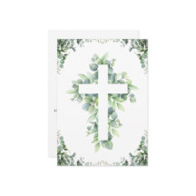 convites de primeira comunhão botânico cruzado
