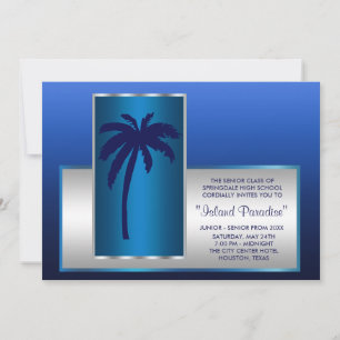 Convites de Prom de Praia Tropical