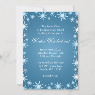 Convites de Prom Winter Wonderland
