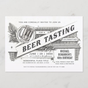 Convites de Prova de Cerveja   Supremacia Vintage