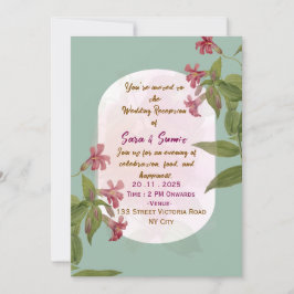 Convites de Recepção de Casamento 