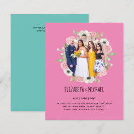 Convites de Recepção de Casamento com Foto em Alta