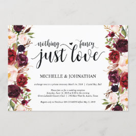 Convites de Recepção de Casamento com Tema Floral 