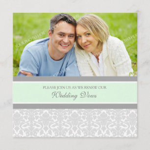 Convites De Renovação De Vow Do Casamento Foto Do 