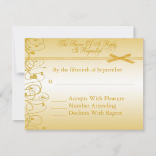 Convites de Resposta de Renovação de Voto de Casam