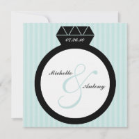 Convites de Save the Date de Anel de Noivado