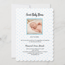 Convites de Serviços Funerais Personalizados do Ba