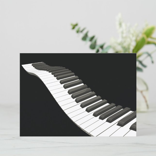 Convites de Teclas de Piano (Criador carregado)