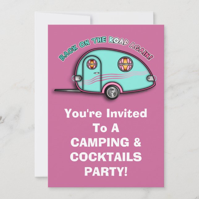 CONVITES DE Trailer RV Largura (Frente)