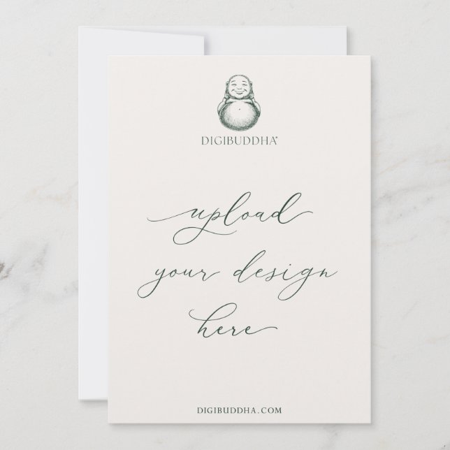 Convites Digibuddha impressos 5x7 Vários documento (Frente)