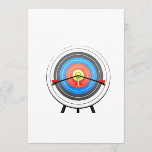 Convites do alvo do tiro ao arco