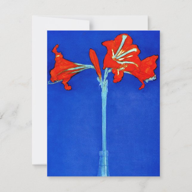 Convites do Amaryllis de Mondrian (Frente)