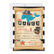 Convites do aniversário da baleia e da estrela do