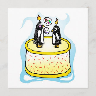 Convites do aniversário do Chit e do bate-papo