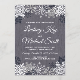 Convites do casamento no inverno
