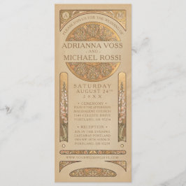 Convites do casamento | Nouveau Dourado Deco