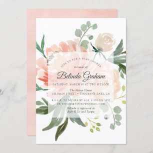 Convites do chá de fraldas   01 florais doces