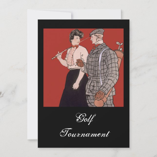 Convites do competiam do golfe (Frente)