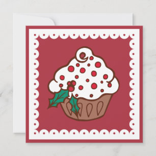 Convites do cupcake do feriado
