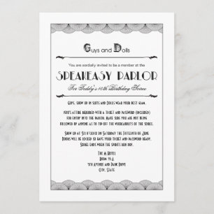 Convites do Grupo Temático SpeakEasy 20's