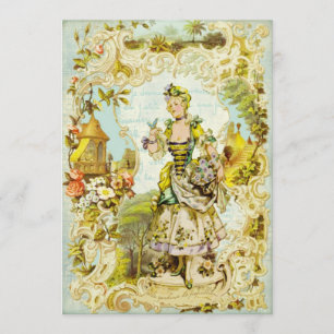 Convites do jardim da borboleta de Versalhes