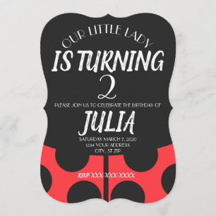 Convites do joaninha