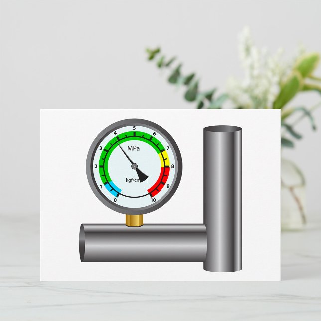 Convites do Manômetro de Gás (Criador carregado)