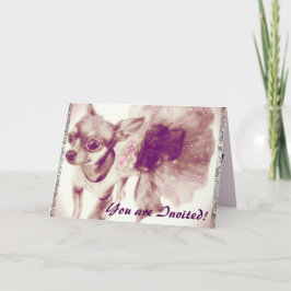 Convites do Partido Princesa Chihuahua